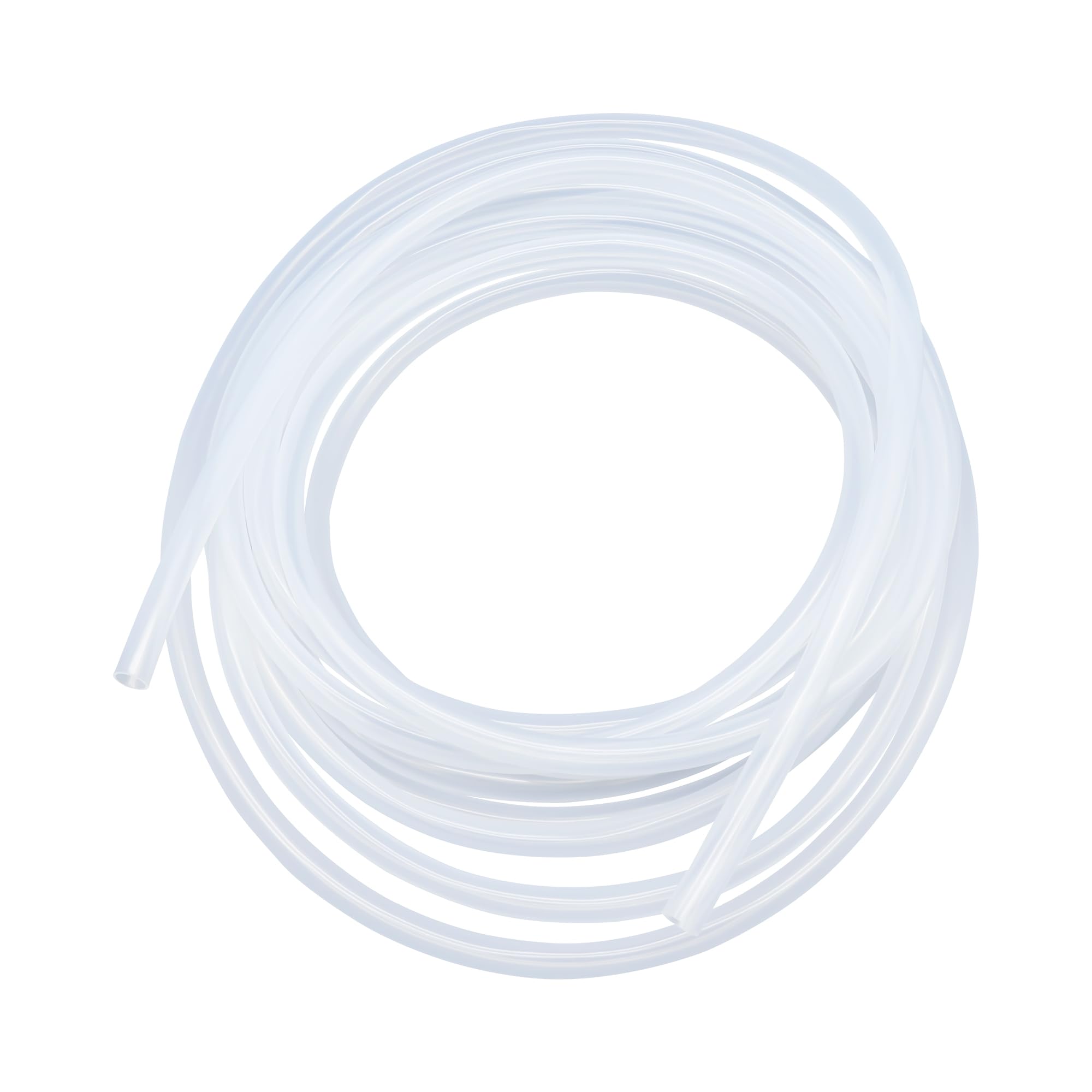 LAVMHAB Silicone Tubing Food Grade Hoses 4mm ID x 8mm OD 8m (26.2ft), Flexible Silicone Rubber Tubes Water Air Pipes