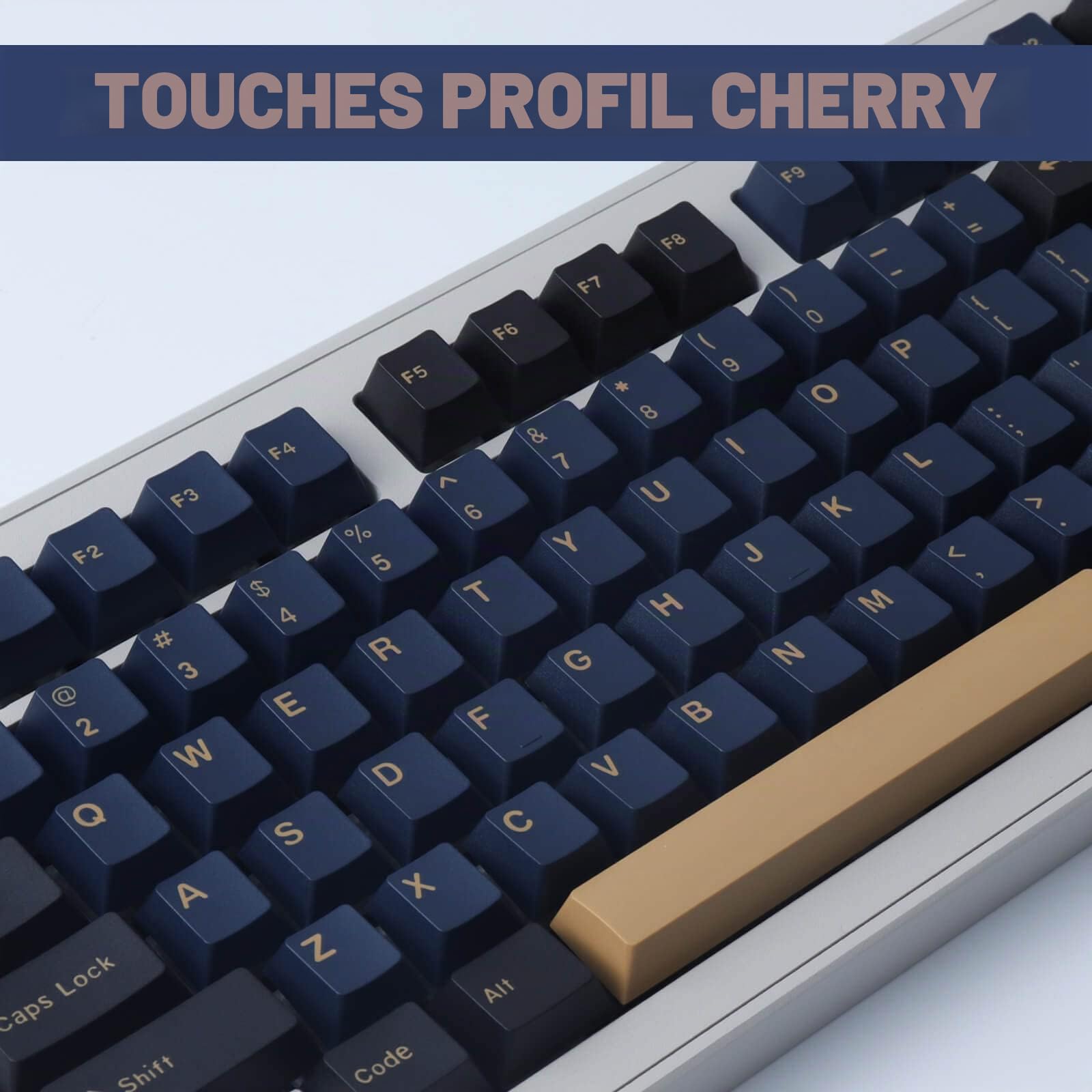 Keycaps 173 Touches Profil Cherry ABS Double-Shot ANSI Layout Keycaps personnalisés pour Clavier de Jeu mécanique Cherry MX Switch Keycap