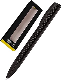 Online Vision Carbon I Bolígrafo giratorio con mina grande estándar en grosor de trazo medio, color de la tinta negro, elegante bolígrafo de aluminio en caja de regalo