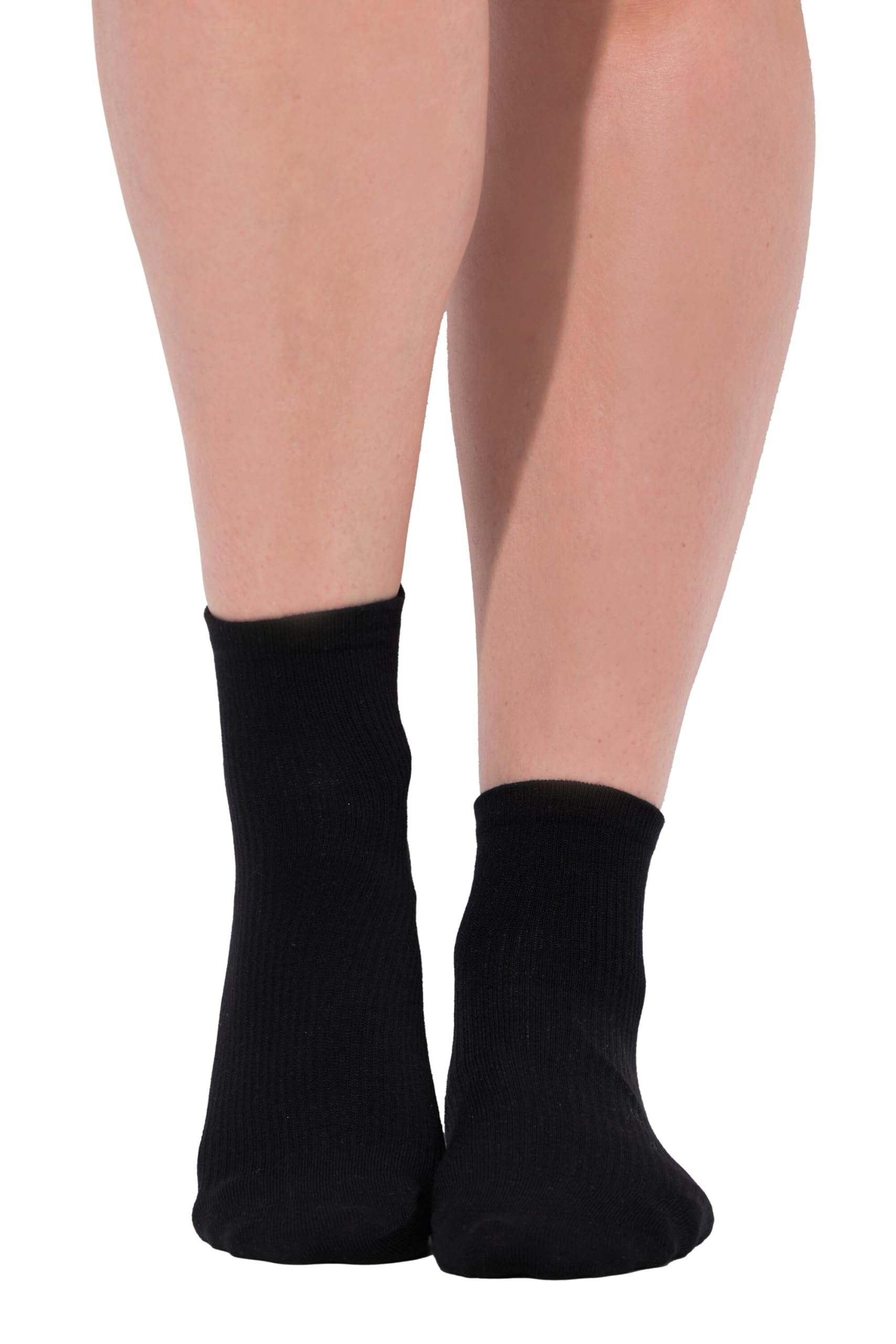 Ulla Popken Damen große Größen Übergrößen Plus Size Kompressions-Socken, Kurzschaft, starke Stützklasse 837349