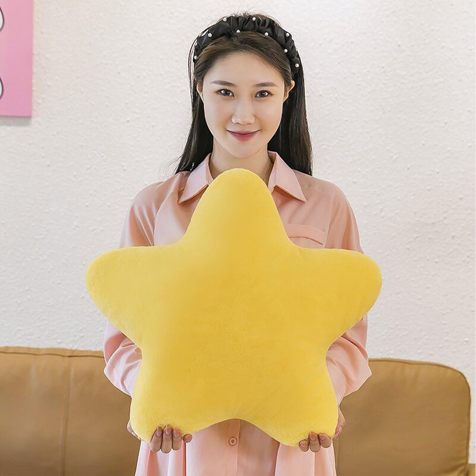 Amazon.co.jp: スターピローぬいぐるみ、洗濯機で洗える星型ぬいぐるみ