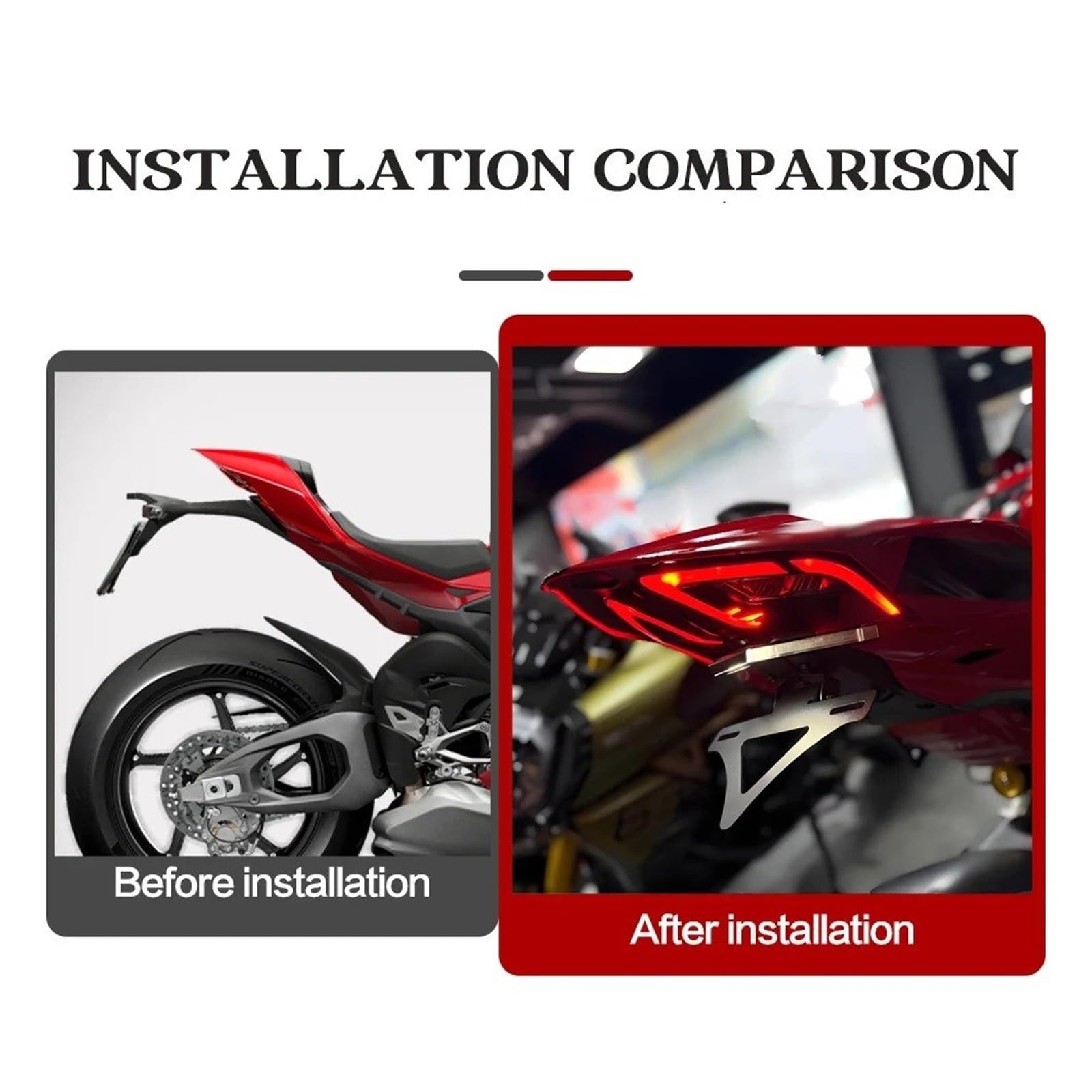 Porta targhe Moto Per Ducati Panigale V4 V4S