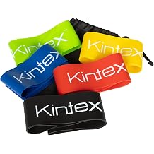 Kintex Mini Loops Set of 5 Latex Fitness Bands in 5 Resistances