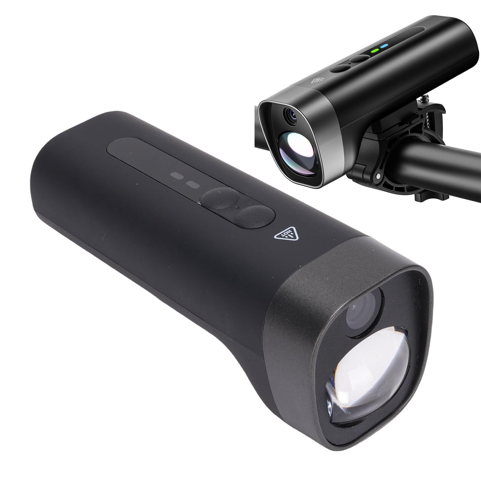 Vikye Lekka Kamery Rowerowej, Reflektor Rowerowy 5MP z Wideo 1080p HD, Bateria 2600 MAh i wodoodporność IP55 dla Rowerów Górskich