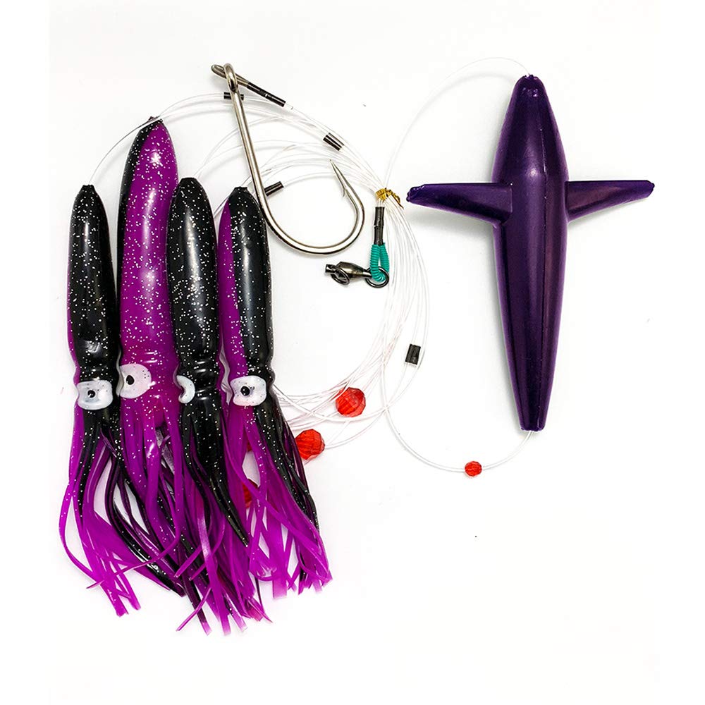 Bird Daisy Chain - Dark Purple - 1pc - w/Single Lure Bag - Item # 215