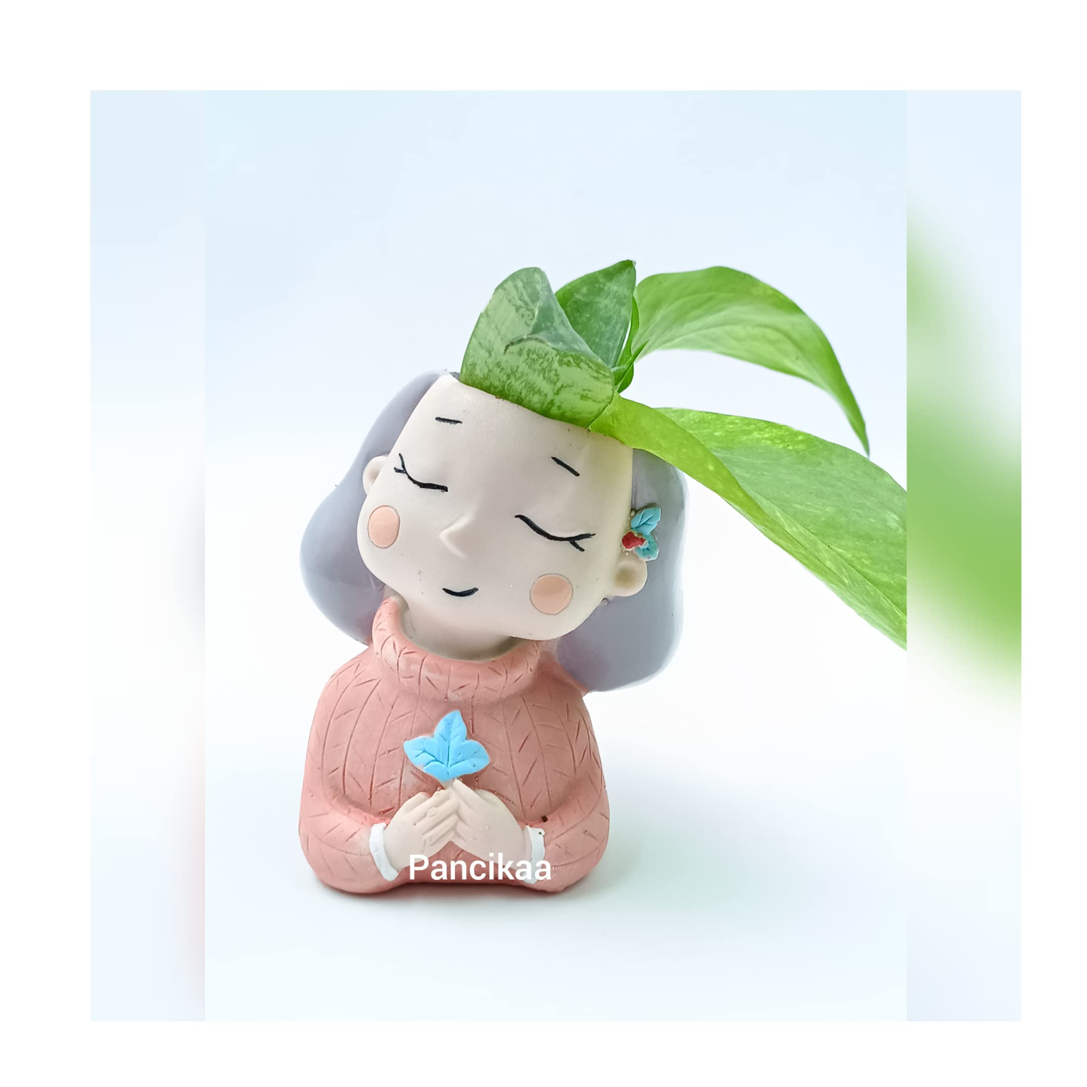 PANCIKAA Multicolor Girl Planter Resin Succulent Planter Indoor Outdoor Flower Pot Handicraft Planter, Plant Container Set (B0B9RVMLCK) Amazon Price History, Amazon Price Tracker