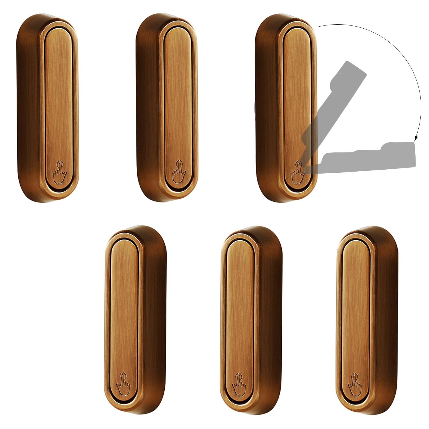 XSGTZMJ 6PCS Folding Coat Hooks, Heavy Duty Wall Hooks Made of Zinc Alloy, Foldable Wall Hooks for Hanging Coats, Scarves, Hats, Bathrobes, Keys, Bags