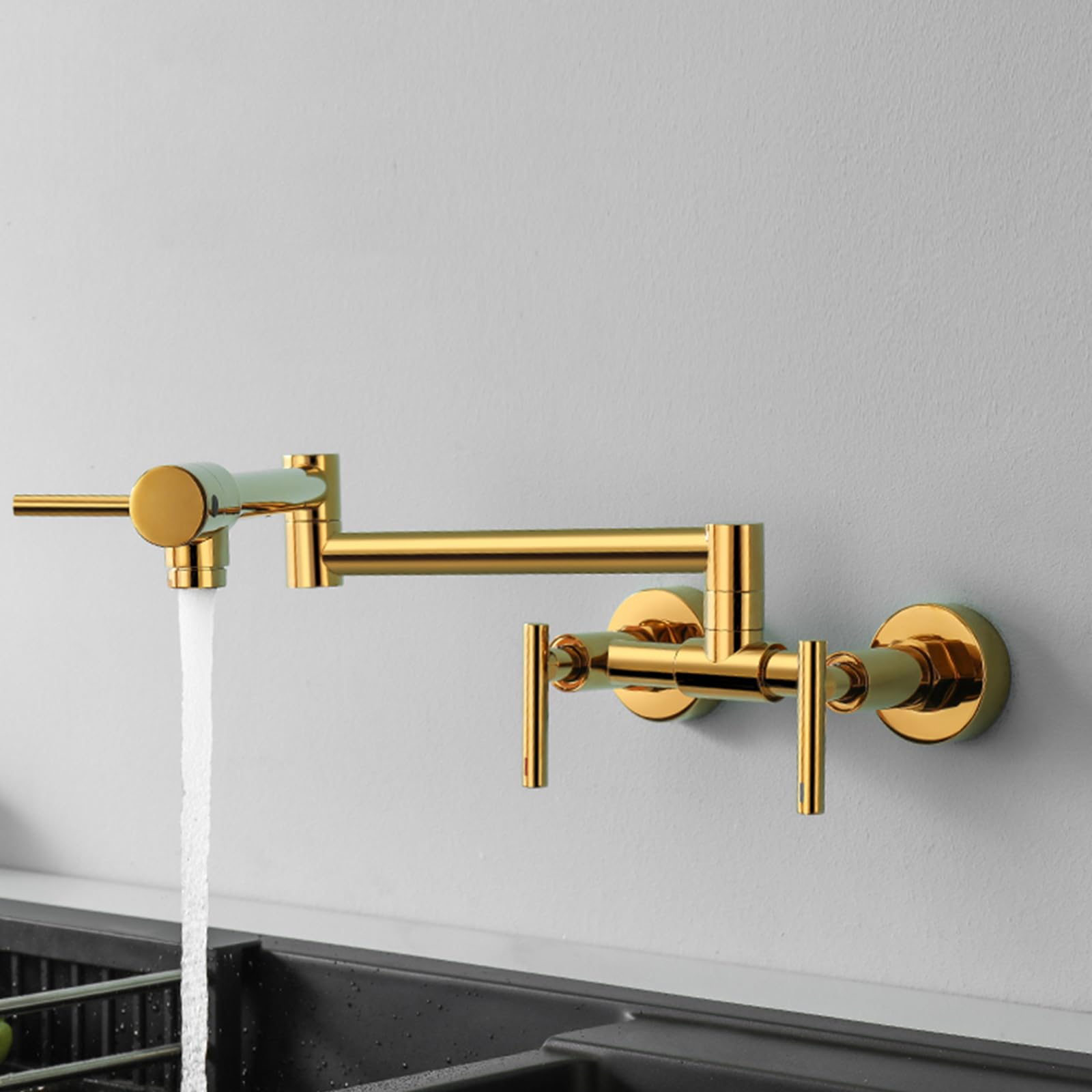 Mitigeur rotatif en laiton LWX gain de place pour évier et salle de bain