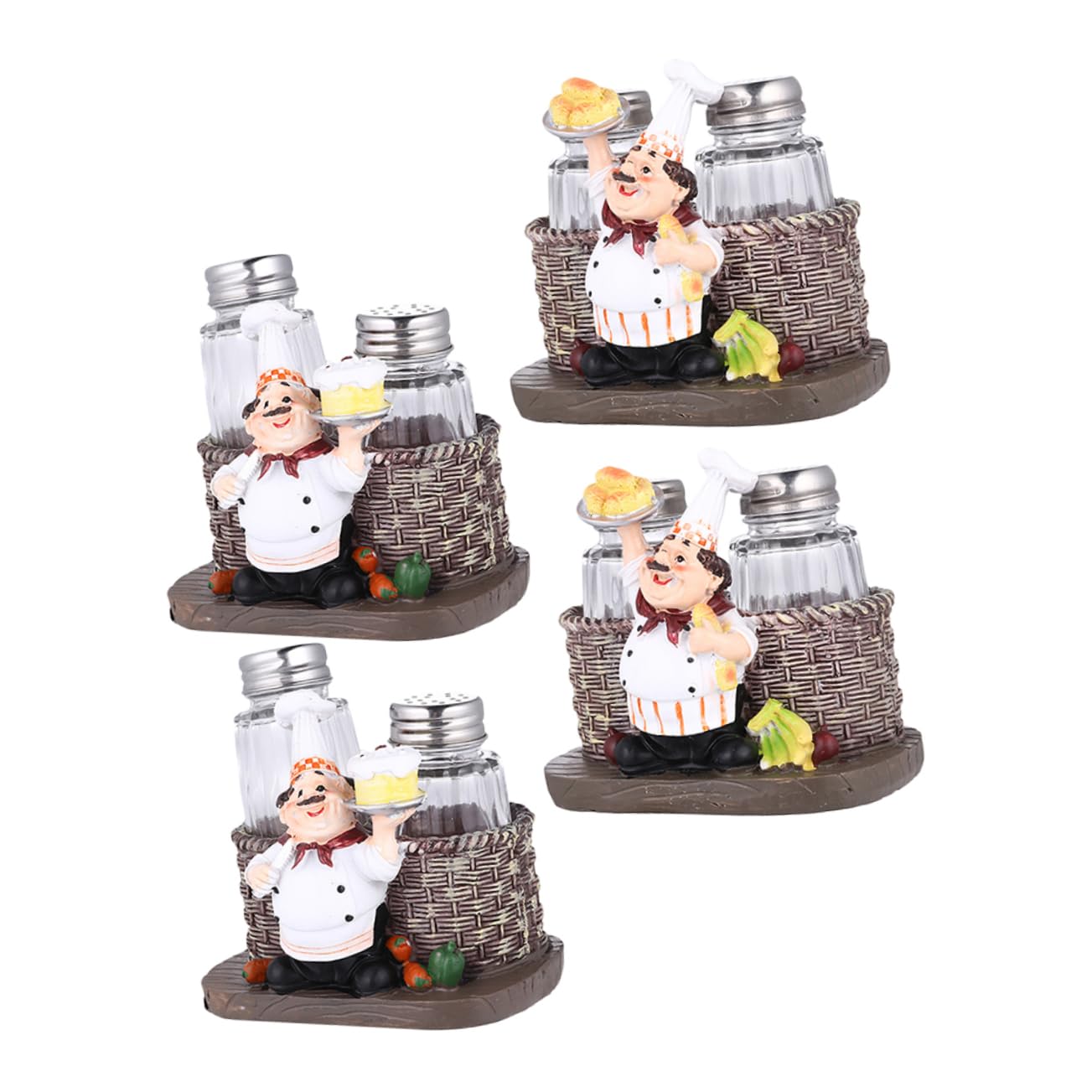 MAGICLULU 4sätze Streugläser Für Gewürze Gewürzflaschen Gewürzbehälter Mit Deckel Kleines Aufbewahrungsglas Kleine Gewürzgläser Gewürz-organizer Für Küche Gewürzgläser Mit