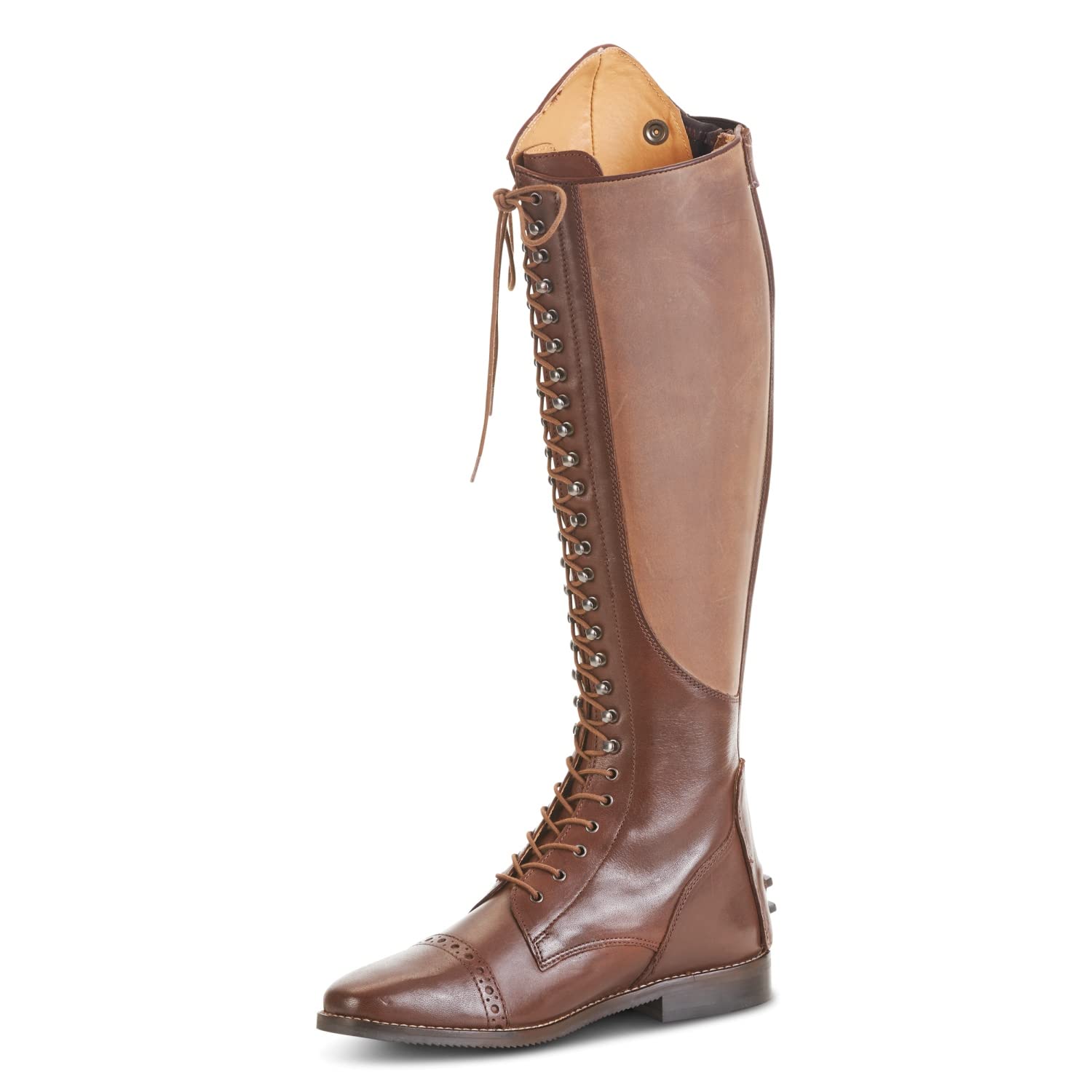 Busse Botas de equitación Laval con cordones completos, color marrón 38