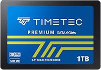 Vista 1 de Timetec SSD 3D NAND SATA III 6Gb/s 2.5 pulgadas 7mm (0.28") Velocidad de lectura de hasta 550 MB/s caché SLC Aumento de rendimiento Unidad interna