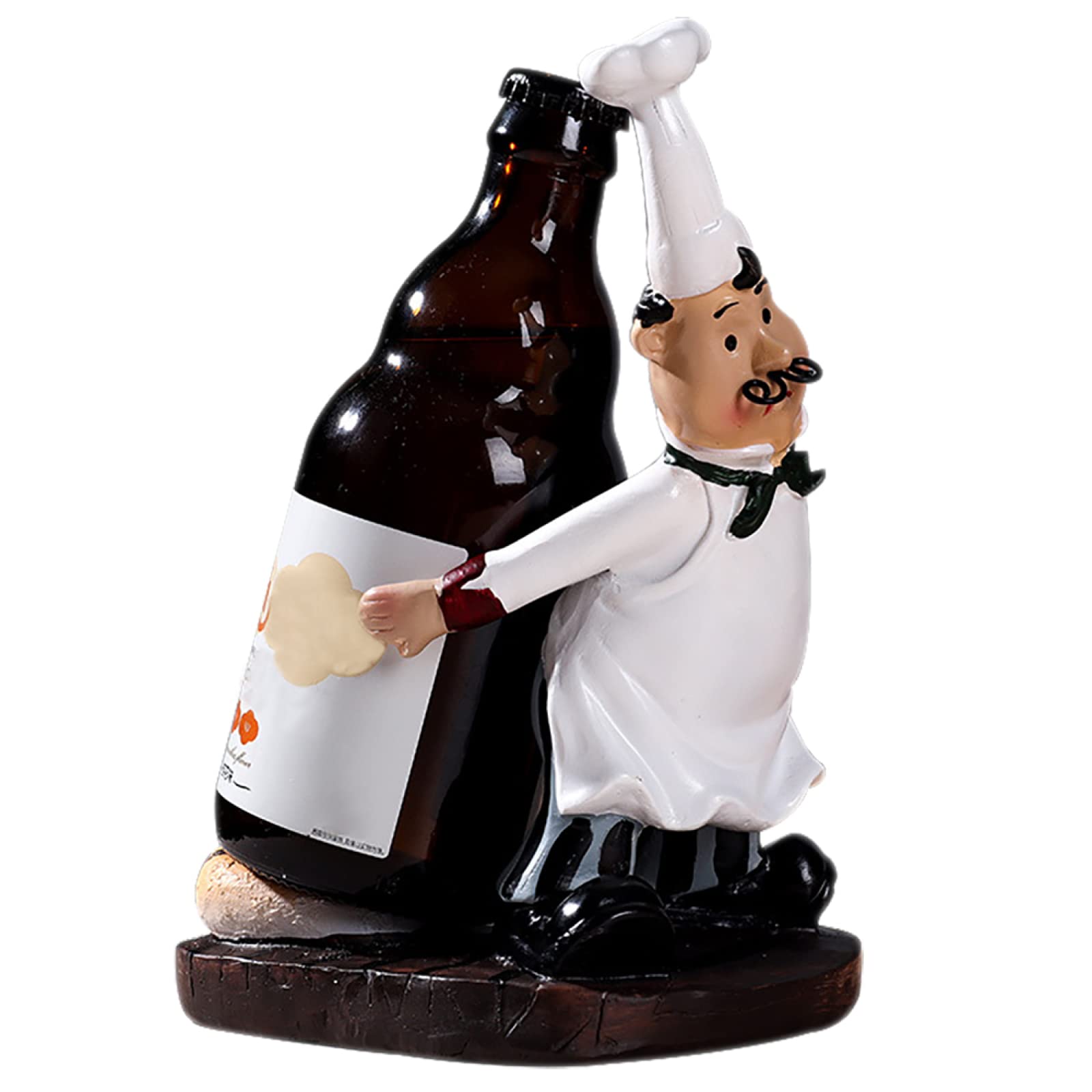 TPARISCountertop Wine Rack|Creative Wine Bottle Storage Holder|Resin Tabletop Wine Holder |Wine Bottle Decor Display Rack for Kitchen Home Cabinets,Wine Rack,16x11.5x20cm(6.2x4.5x7.8in)