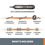 Worx WX240L 4V 3-Speed Cordless Screwdriver