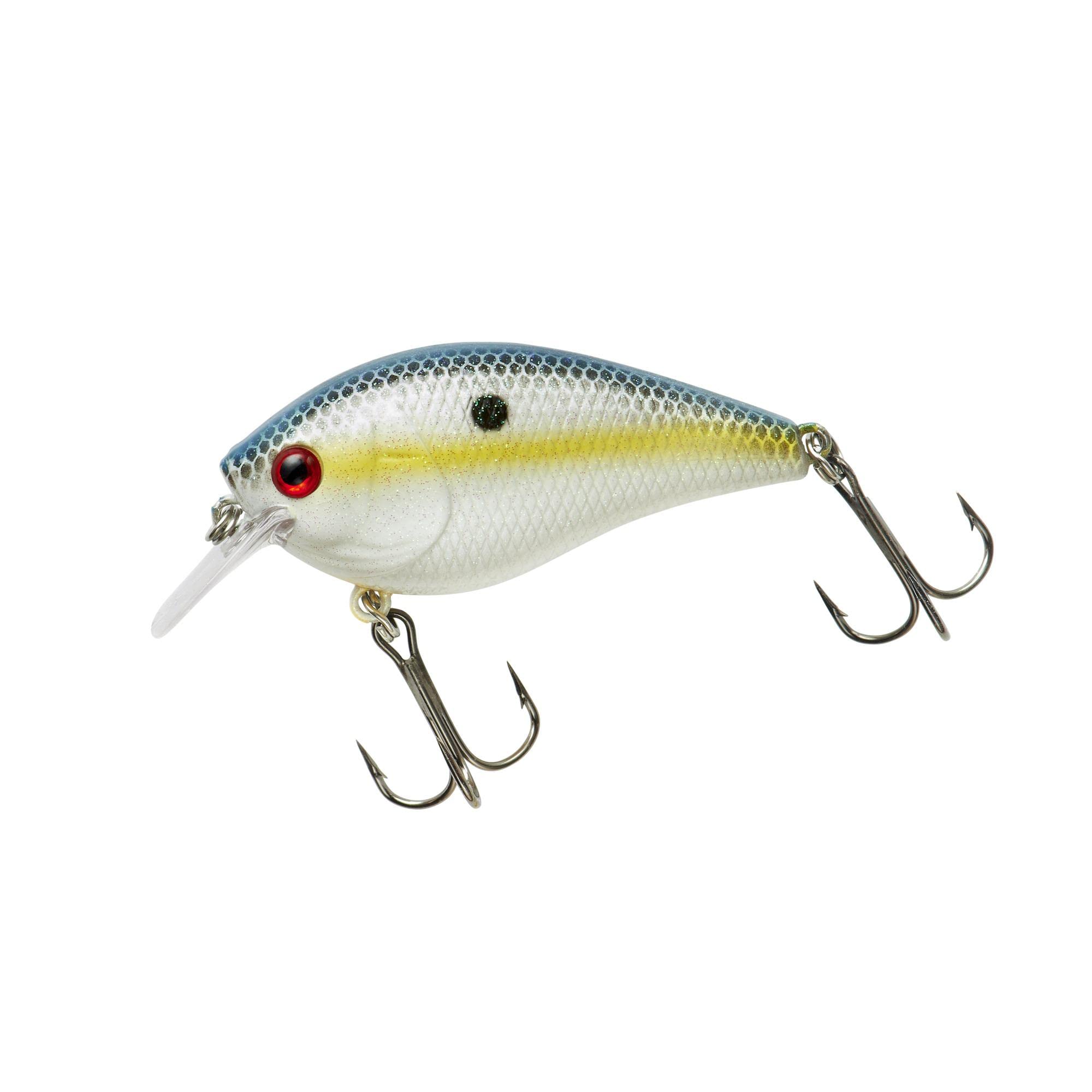 Booyah XCS Series Silent Square-Lip Crankbait Bass Fishing Lure, Foxy Shad, 2 5/16"