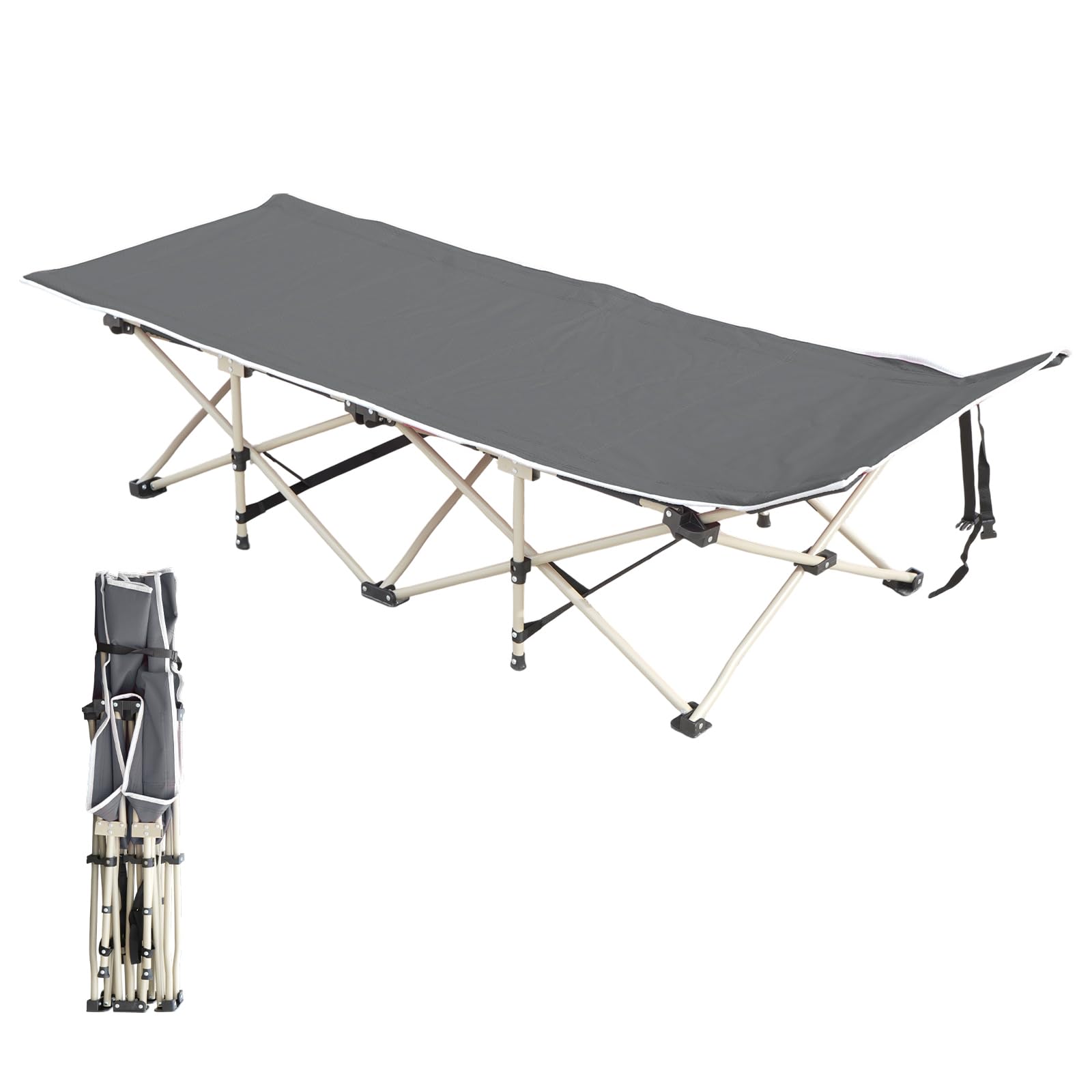 Amazon.co.jp: レジャーベッド 折りたたみベッド 耐荷重200kg 収納