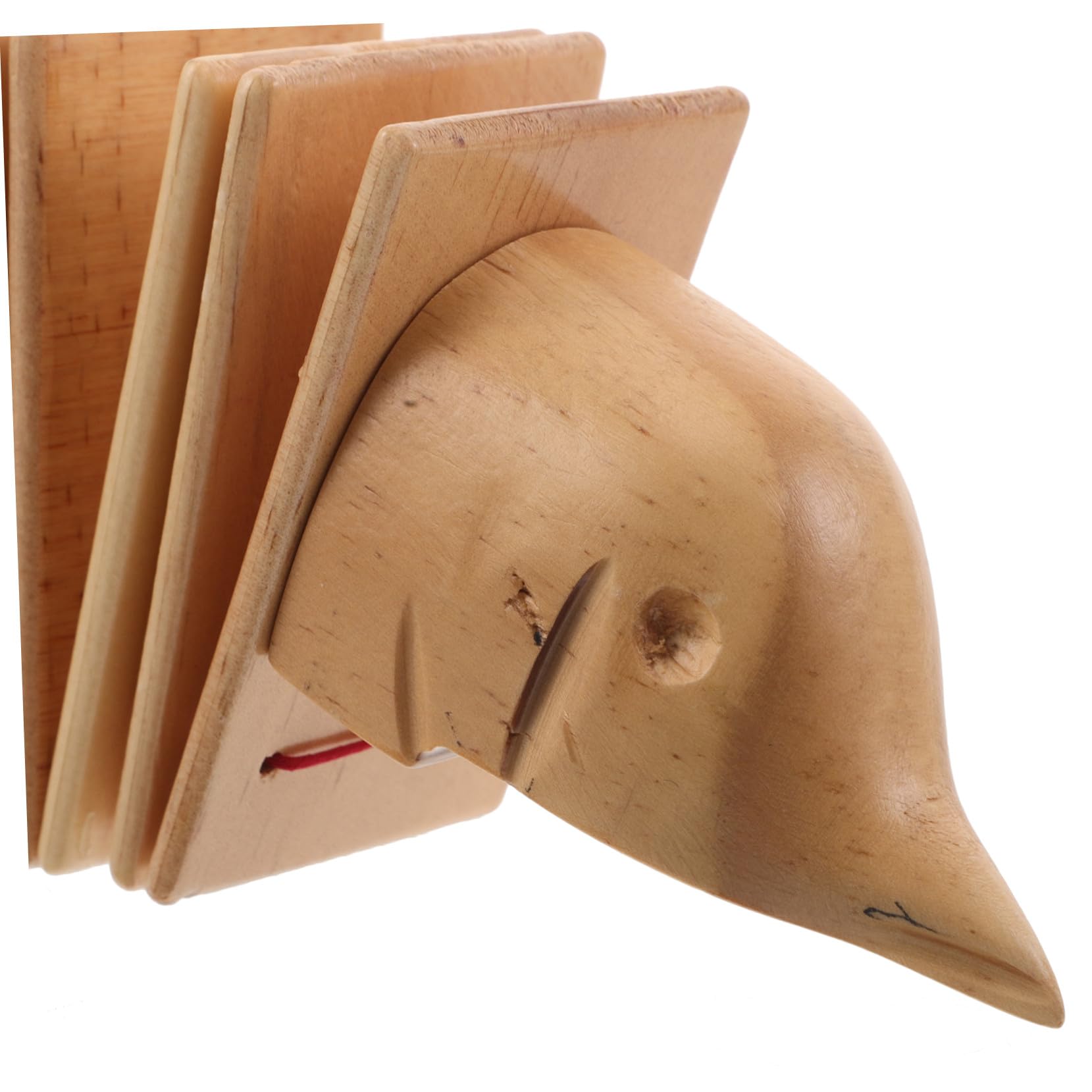 Batacchio Musicale in Legno a Forma di Delfino, Khaki | Giocattolo Musicale che Bussa, per Piccoli Strumenti Musicali e Strumenti per Piccoli, Festa Scuola Decor