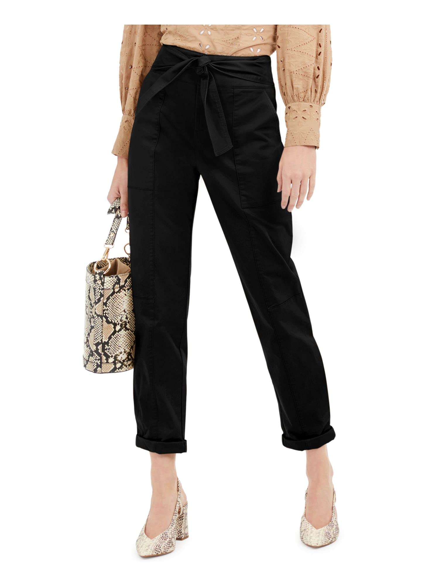 I N C International Concepts INC Womens Black Pocketed Pants Size 0