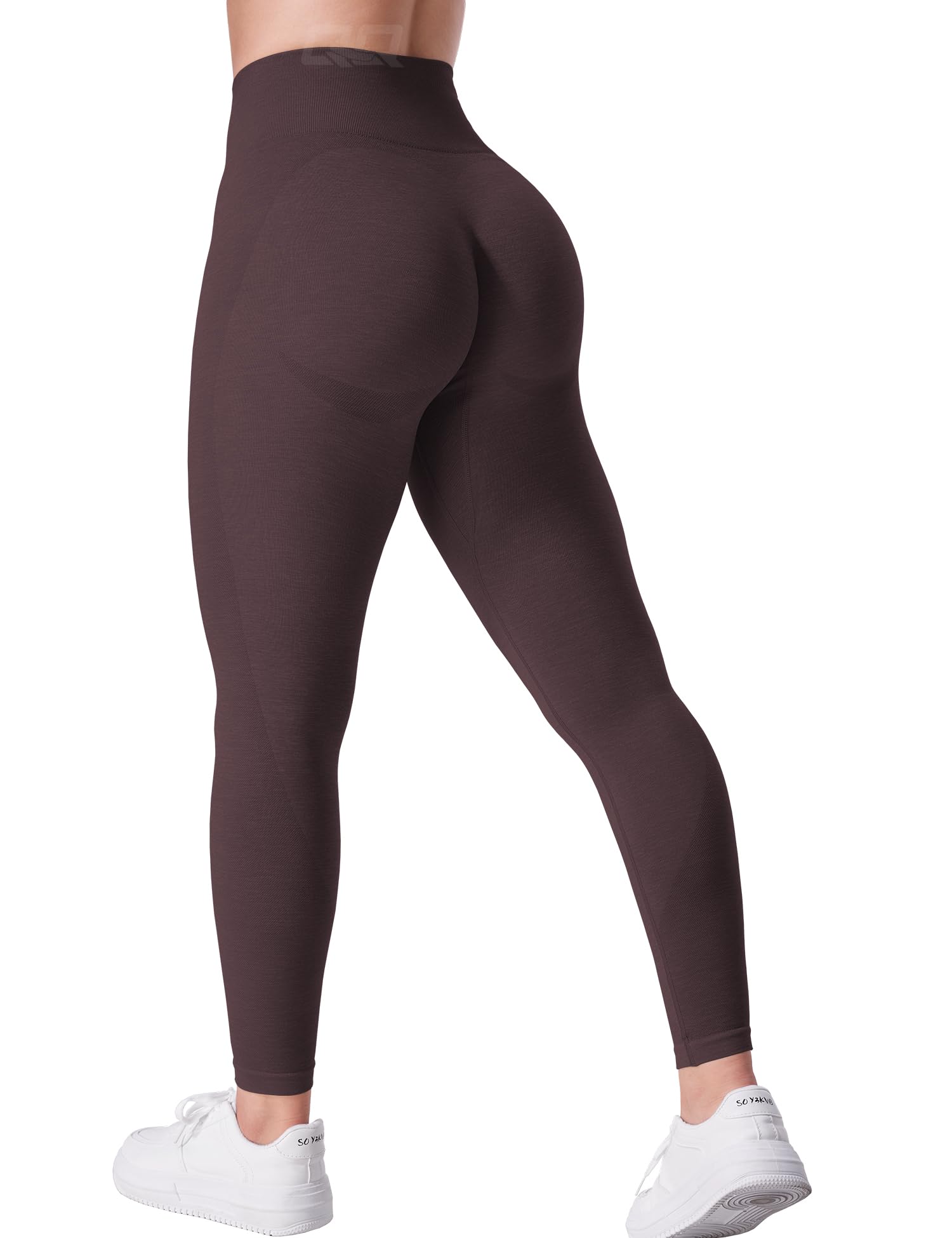 Women's Seamless High Waist Tummy Control Workout Yoga Leggings Butt-Lifting, Compression, Workout & Fitness Pants Black - View #9