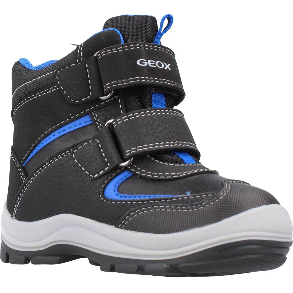 Geox Buty chłopięce FLANFIL Boy WPF, małe dziecięce buty zimowe, wodoszczelne, czarny - Schwarz Black Royal - 21 EU