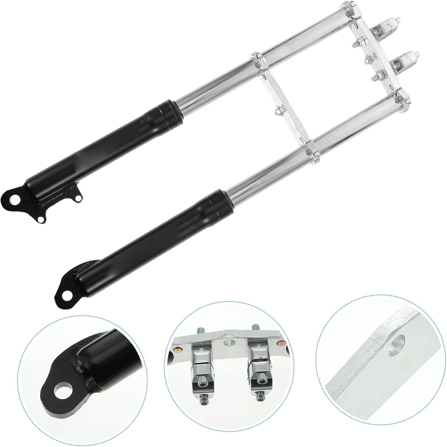 Mini Dirt Bike Suspension Fork Front Shock-absorption Fork Travel Off-road Motorcycle Replacement Dirt Bike Accessories with Wear-resistant Corrosion-resistant Design