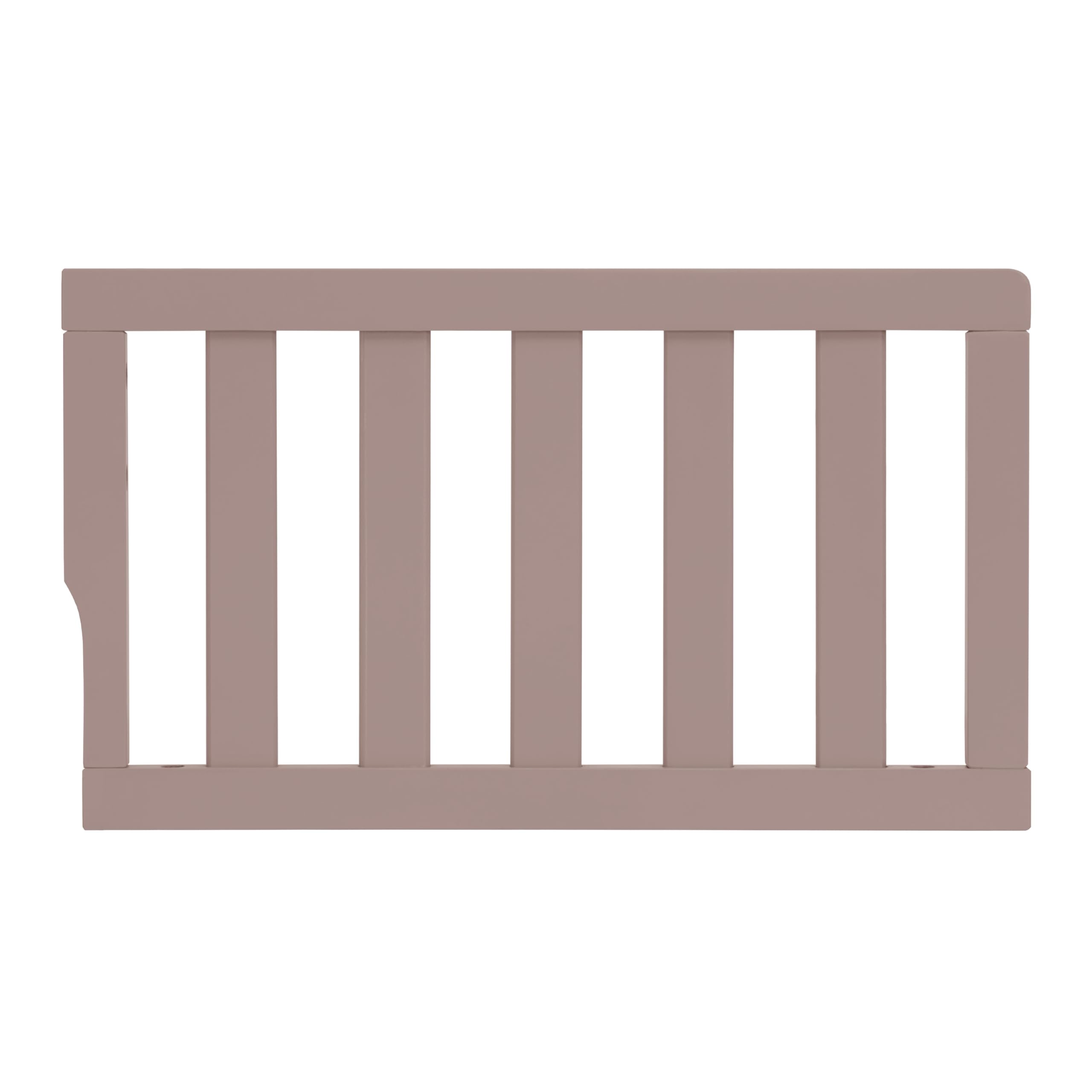 Dream On Me Toddler Guard Rail for Convertible Crib, Solid Wood Bed Rail for Toddler Bed Conversion, Brown Sugar