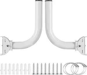 Universal Wireless Bridge Bracket Mount, Pole and Wall-Mounted Mount, Pole Mount for WiFi Extender Signal Booster, Point to Point AP Access Point Client Bridge CPE, 2 Pack asin的图片