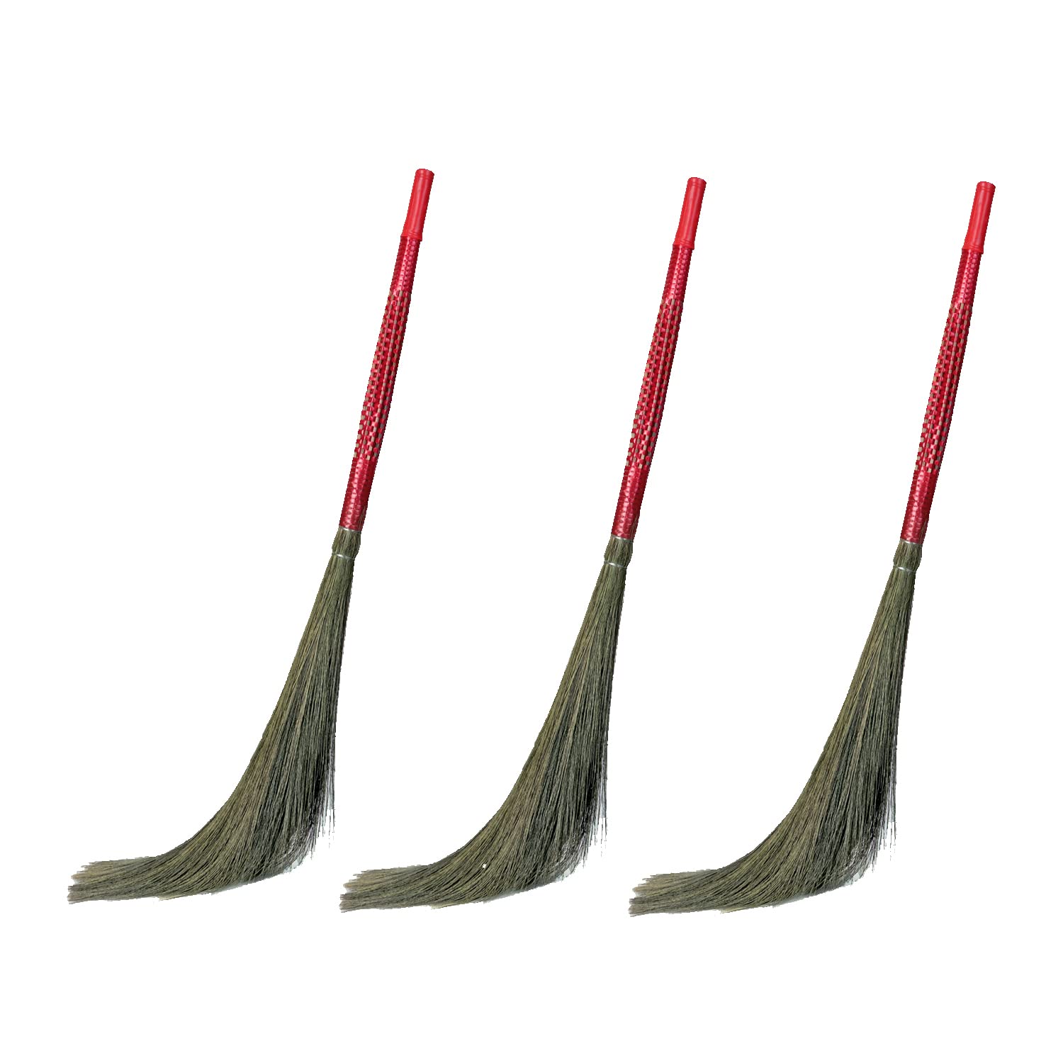 HARI RAM GULAB RAI Clean Sweep Floor Broom with Natural Soft No Dust Grass (Pack of 4) |Plastic Handle Phool Jhadu for Home, Pantry & Office Cleaning (350gm-45Inches) (B0B9186DB7) Amazon Price History, Amazon Price Tracker