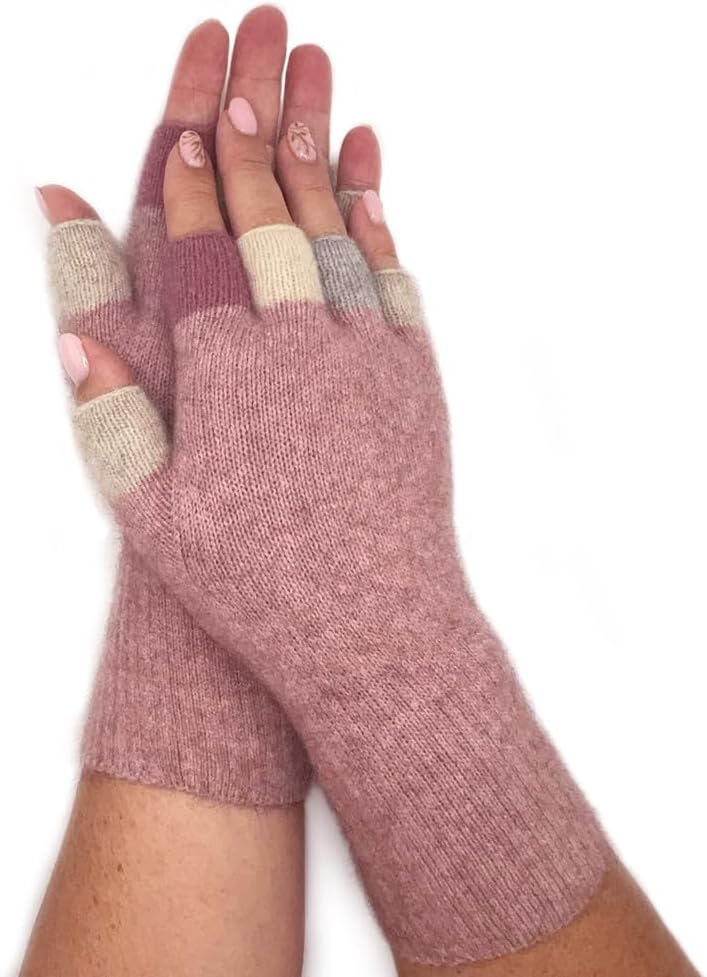 Geyoga 3 Paar Hart Vingerloze Handschoenen Convertible Flip Top Handschoenen Winter Half Vinger Mitten Voor Jongen Meisje 5-10 Jaar, Lavendel, Paars, Donker Paars, 3-6 Years