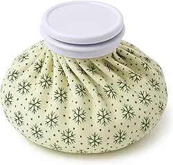 Bolsa De Gelo E Água Quente Flexível Reutilizável Capacidade 500Ml Off-White