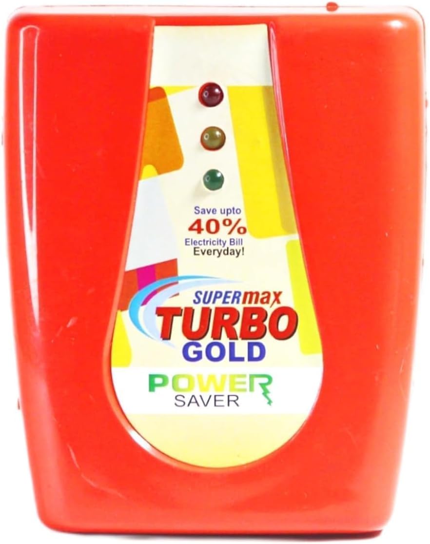 KEYORA Turbo Maxx Power Saver Gold Electricity Saving Device Save Upto 40% of Electric Bill Saver Made in India Home Super Maxx Turbo Energy Reduce Gadget
