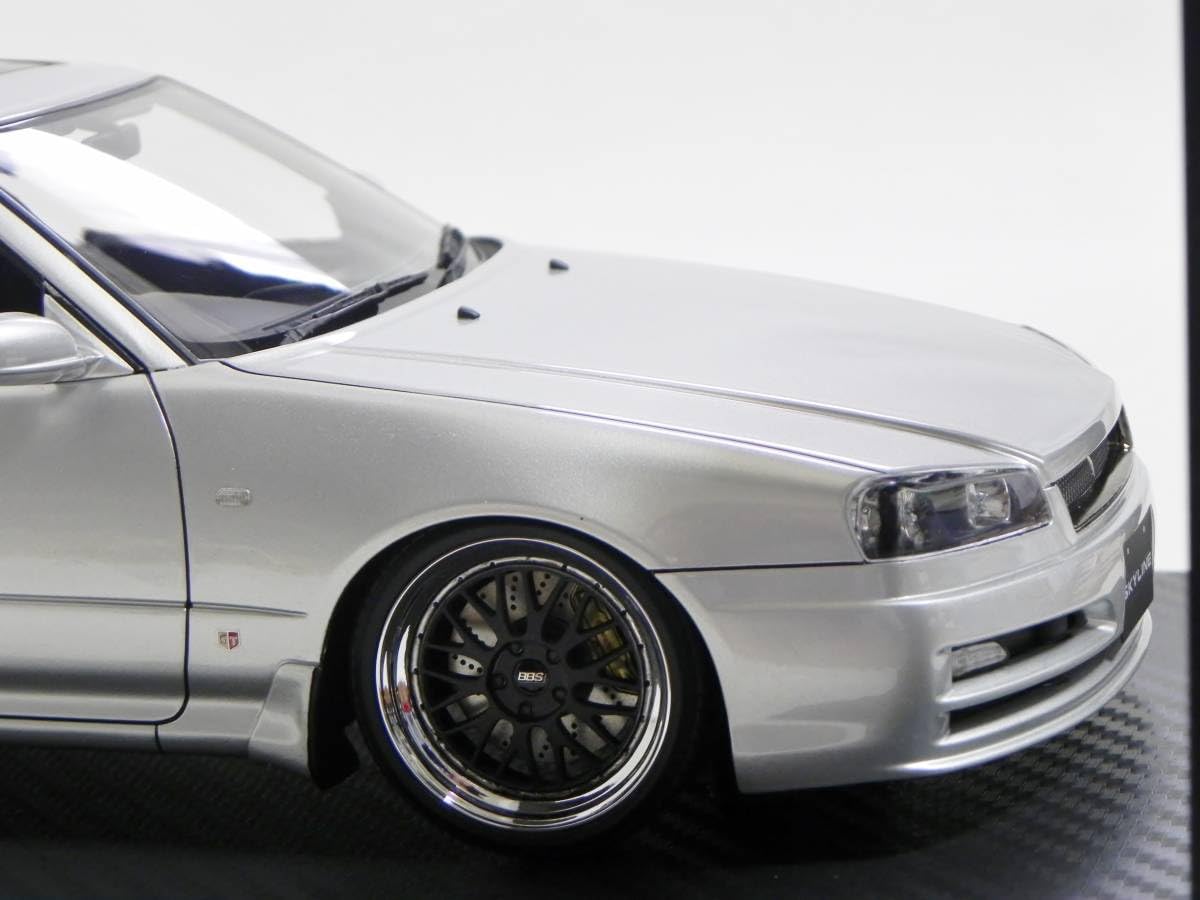 Amazon.co.jp: IG 1578 1/18 Skyline 25GT Turbo ER34 Silver  