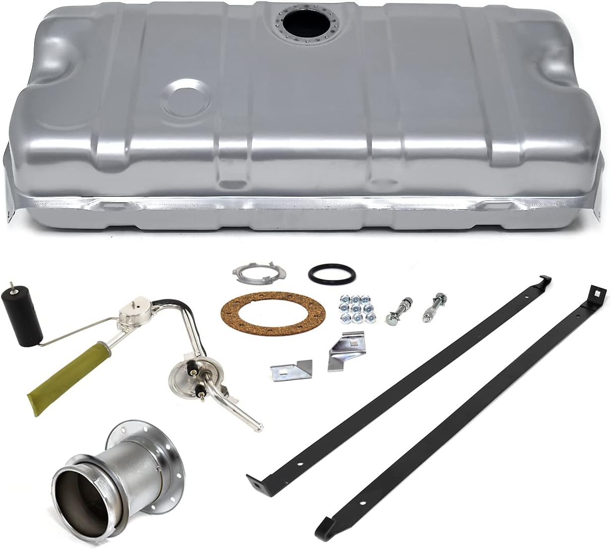 Fuel Tank Kit For Coupe - 20 Gallon Tank With Sending Unit, Straps and Filler Neck For 1963-1967 Chevrolet Corvette
