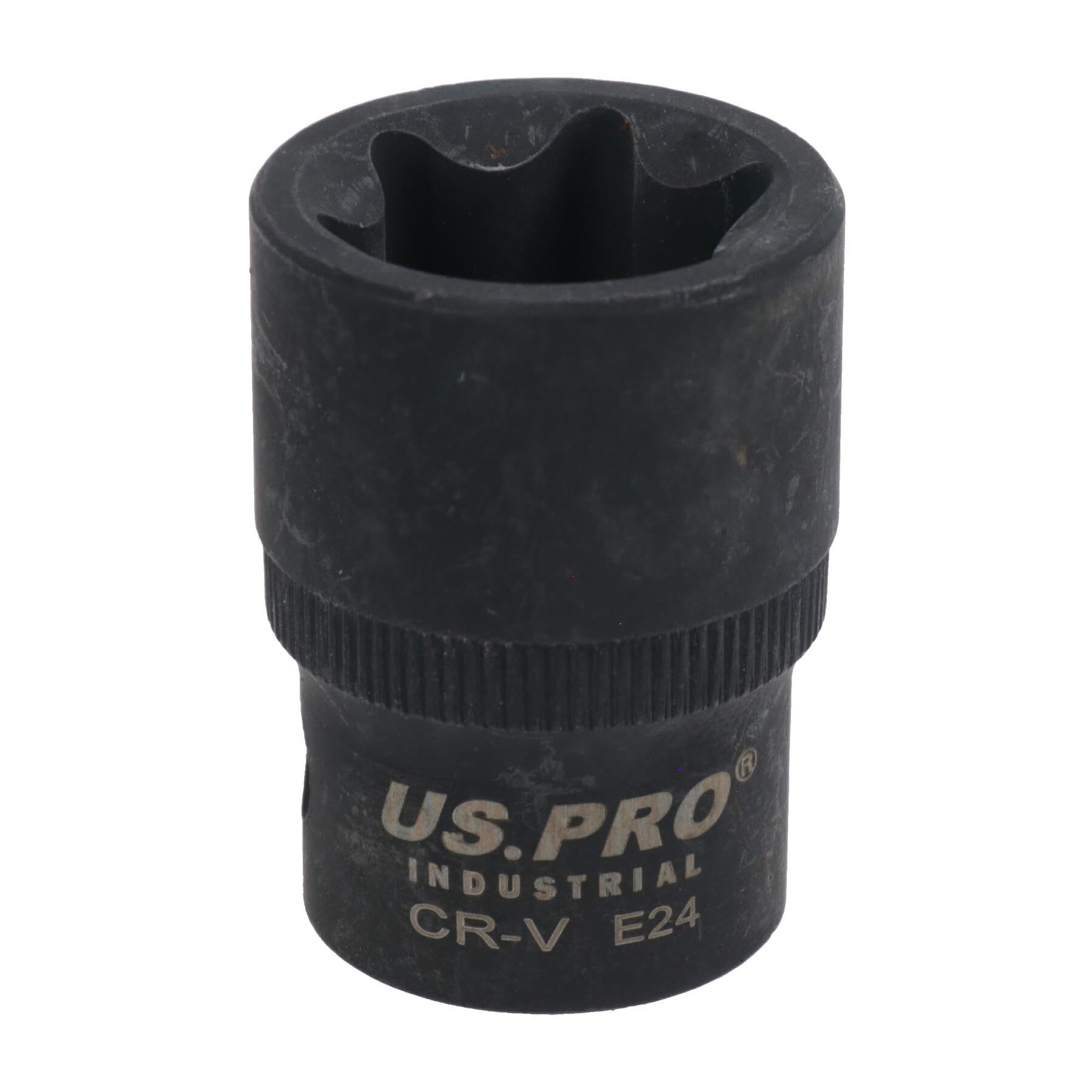 E24 Female Impacted Impact Torx Star E Socket 1/2in Drive Shallow