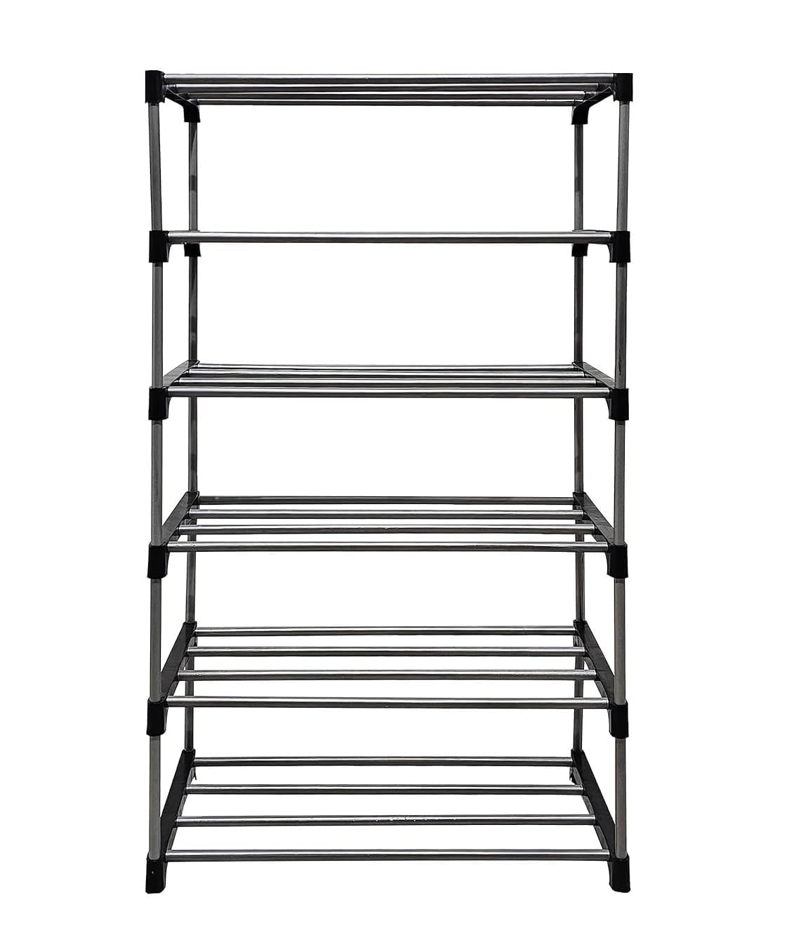 LOTSPEK Book Shelf, Book Shelf for Home Library, Multipurpose Portable Book Shelf, Unbreakable Material, 6 Layer - Black-image-38