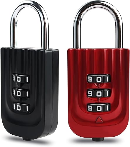 Cerradura de casillero de gimnasio con código, cerradura de combinación pequeña para casillero, candado de combinación de 3 dígitos, candado