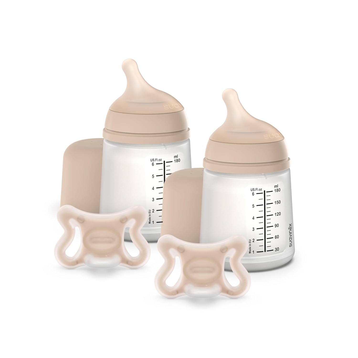 Suavinex Zero Zero Deluxe Newborn Starter Set Small Anti Colic Baby Bottle