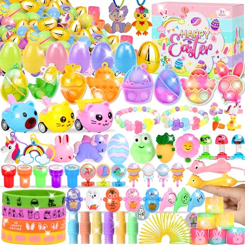 Lavwix 330 Pack Easter Egg Fillers Set, Basket Stuffers with toys Easter Party Favors, Egg Hunt, Gift Goodie Bags Stuffers Filling Treats Classroom Prize