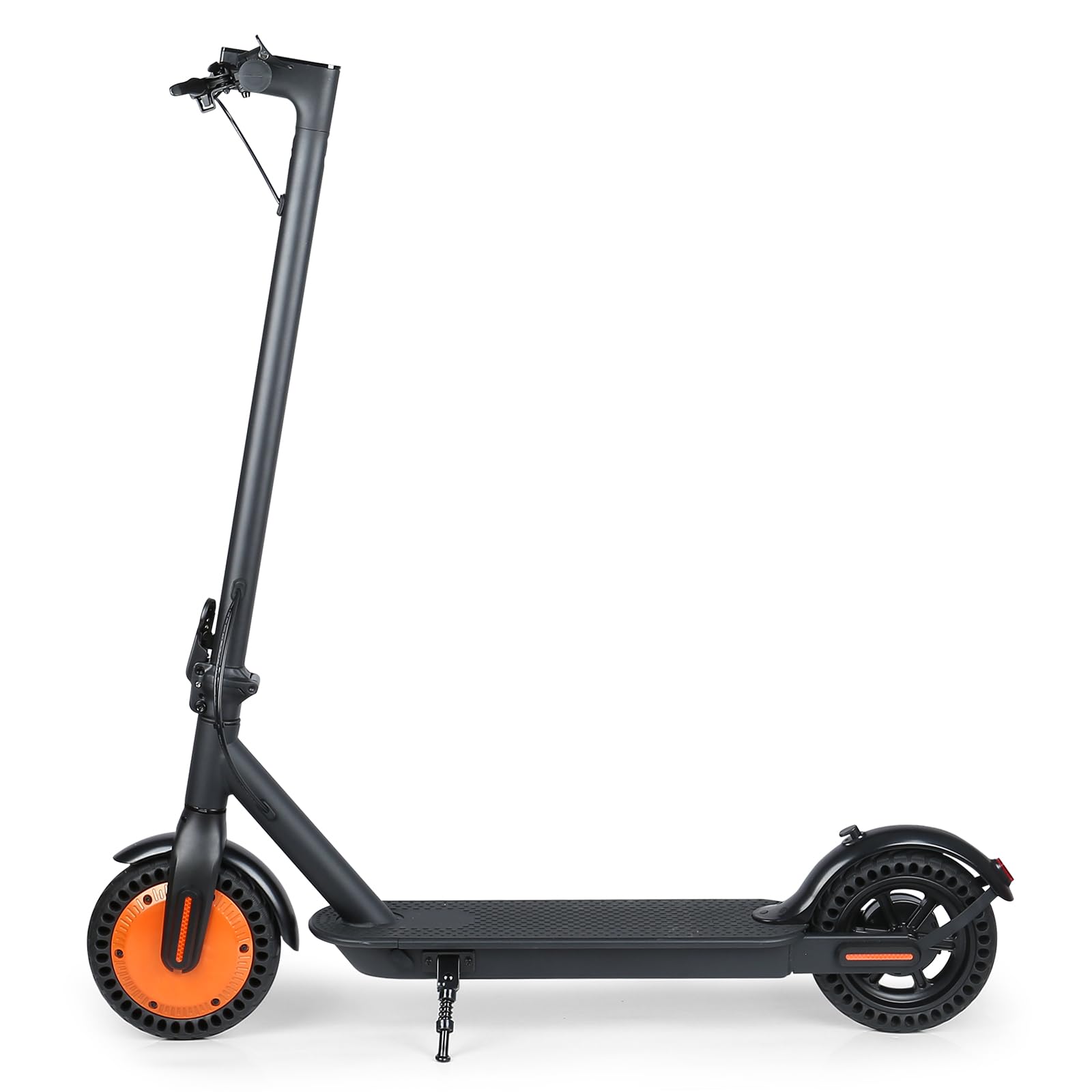 Orange Electric Scooter Electric Scooter Adults Cruise Control 350W Motor 19Mph Max Speed Three-Speed Adjustment Double Braking System