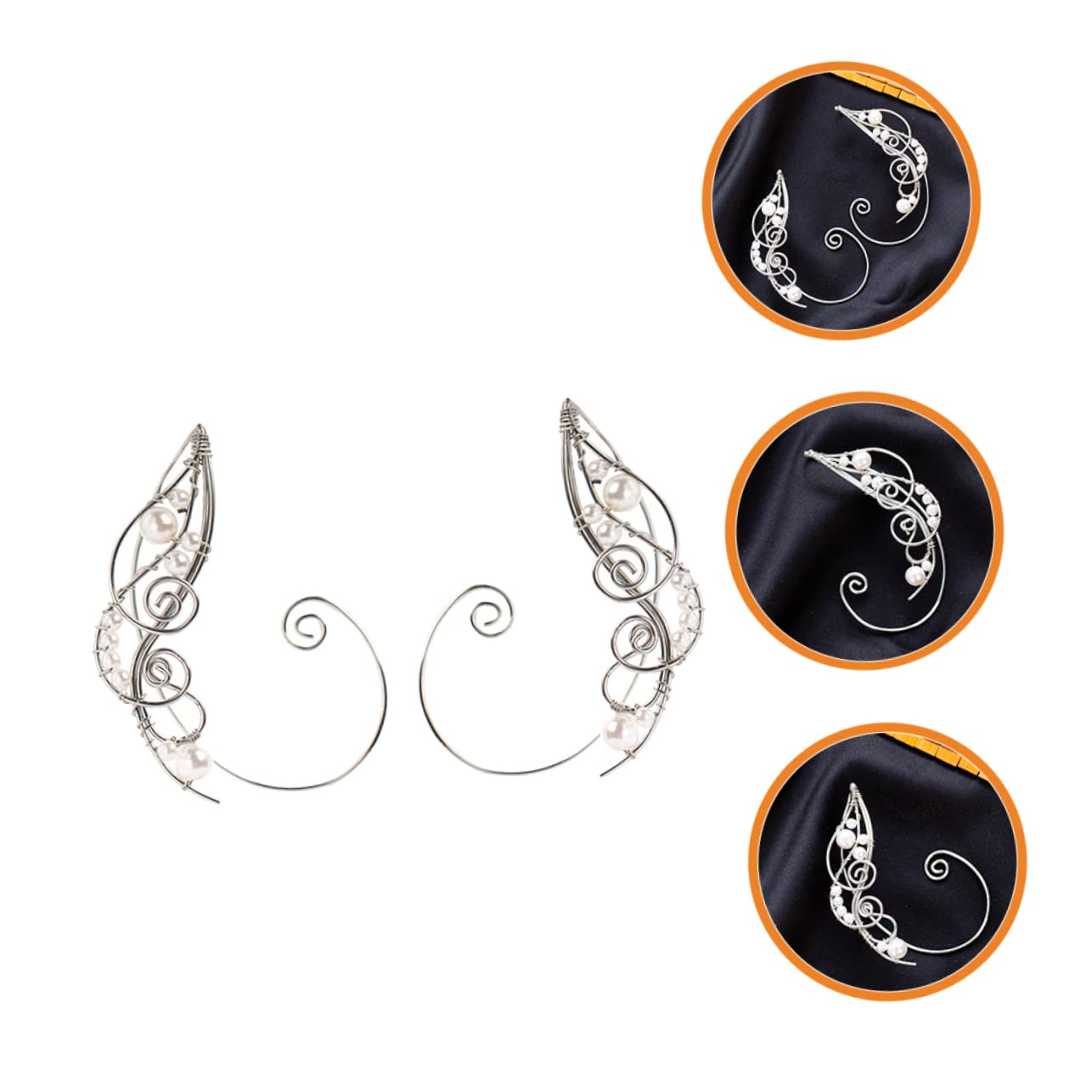 GALPADA 5pares Pendientes De Oreja Ear Cuffs Sin Perforación Accesorios Para Mujeres y De Joyería Artesanal Elegantes