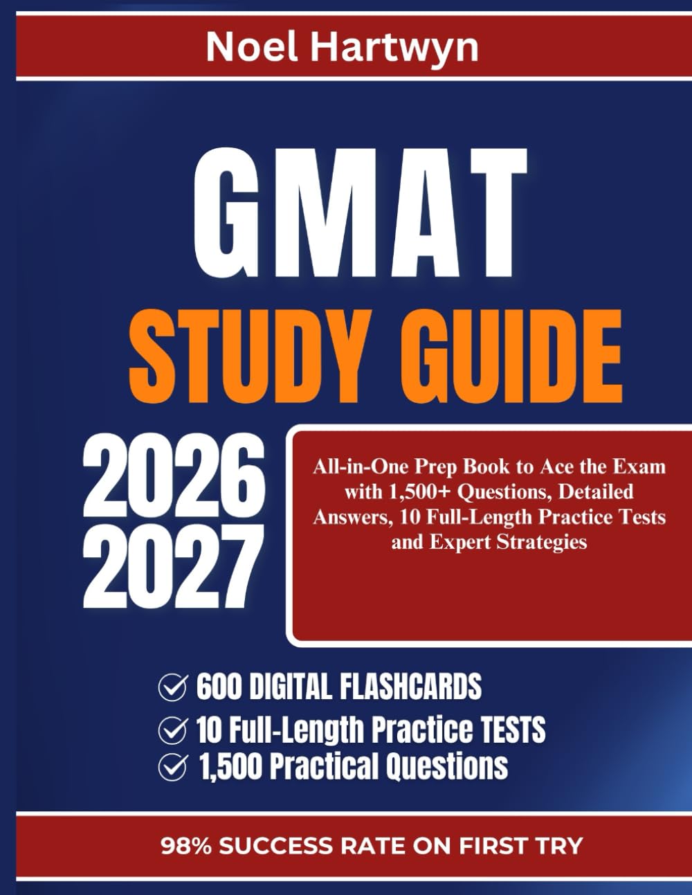 GMAT Study Guide 2026-2027: All-in-One Prep Book with 1,500+ Questions, 10 Practice Tests