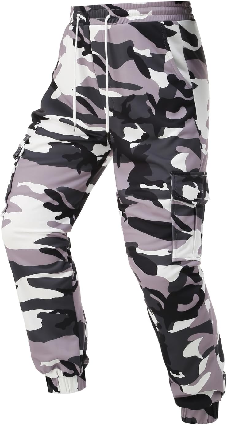 Men's Camouflage Sweat Trailcrest Pants Tactical Apparel Cargo Pant Sports Style