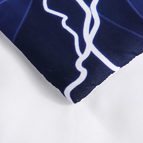 Miniatura 7 de Juego de edredón de béisbol deportivo tamaño individual, juego de cama de 2 piezas con llama de hielo, galaxia, béisbol, para niños (1 edredón x 1