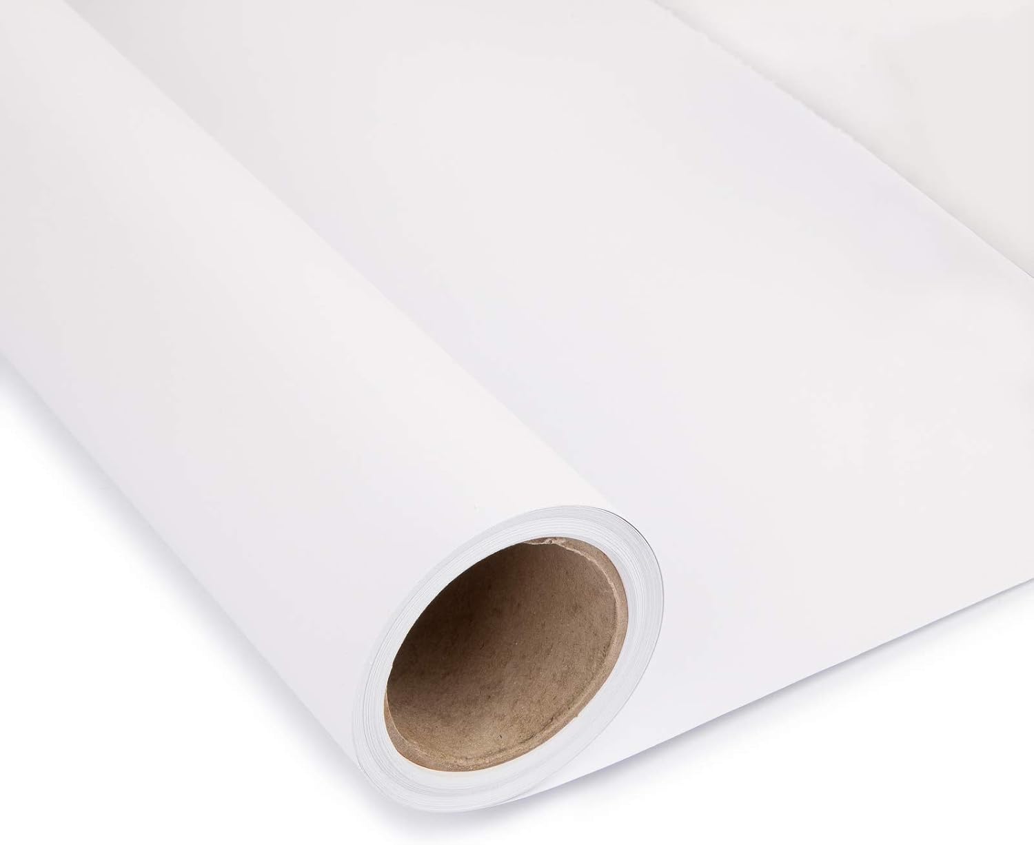 BOLLUMA Seamless Background Paper Backdrop 1.35x10m / 4.4x32.8ft, Arctic White, 93, Photo Studio Paper Roll for Portrait, Product, Pet, Family Photography Shooting, Video Filming 6 615VF b+C9L. AC SL1500