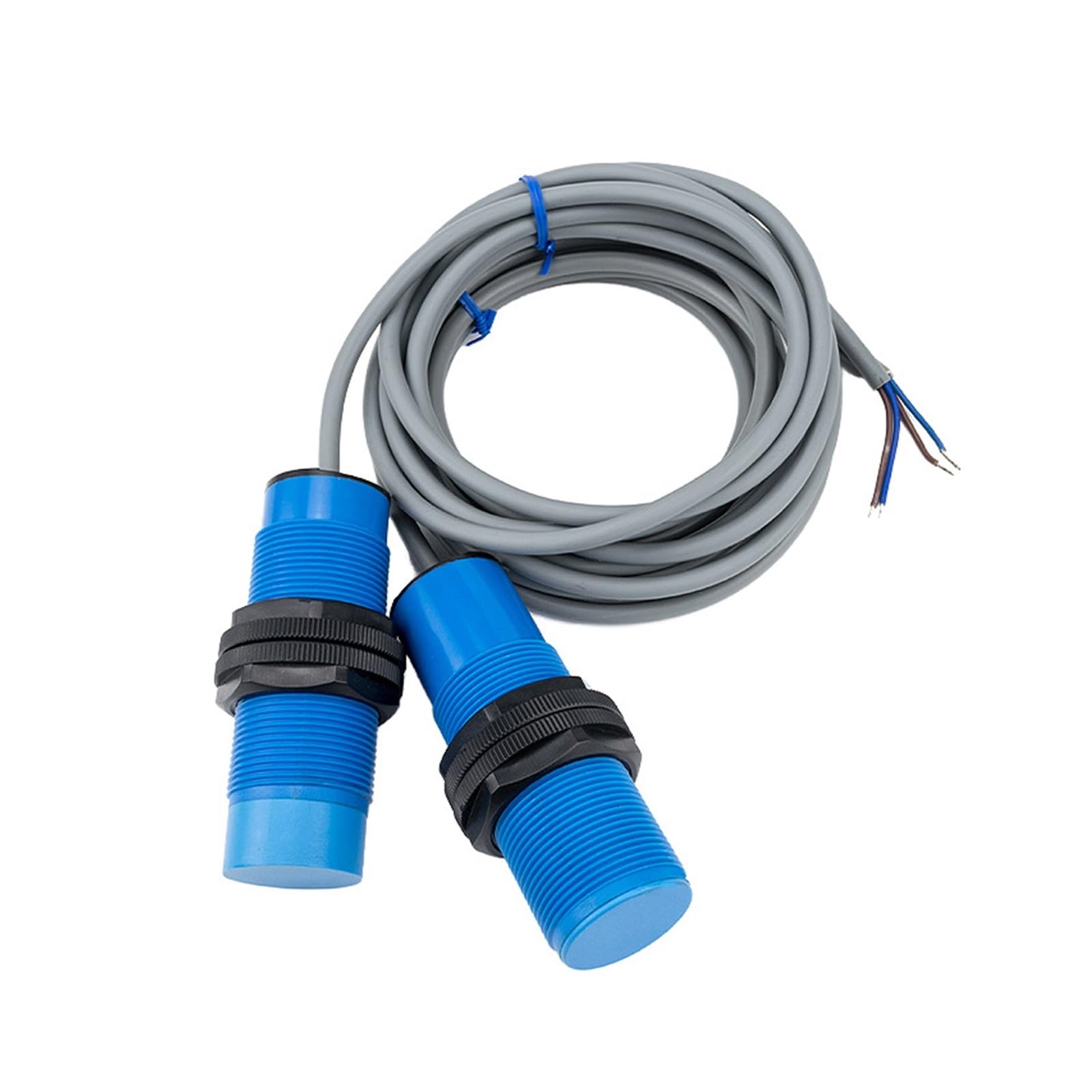 QAZXSEMUI M30 Capacitive Proximity Sensor Water Level Detector Fully Conductive Object Plastic Switch Series NPN PNP Output(M30-Flush- PNP NO-20MM)