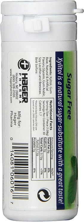 Miradent Xylitol Chew Gum Sprmnt 30 Ct