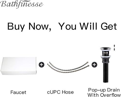 Miniatura 8 de Grifo de baño negro para fregadero, cascada, grifos de baño de una sola manija, un solo agujero, montado en la cubierta, granja, antiguo, comercial,