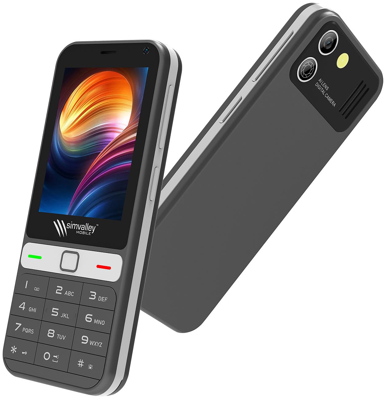 simvalley MOBILE Senioren Smartphone: 4G-Senioren-Handy, Touchdisplay, Whatsapp, SOS-Funktion, GPS, Android (Seniorenhandy mit Whatsapp, Smartphone mit, SD)