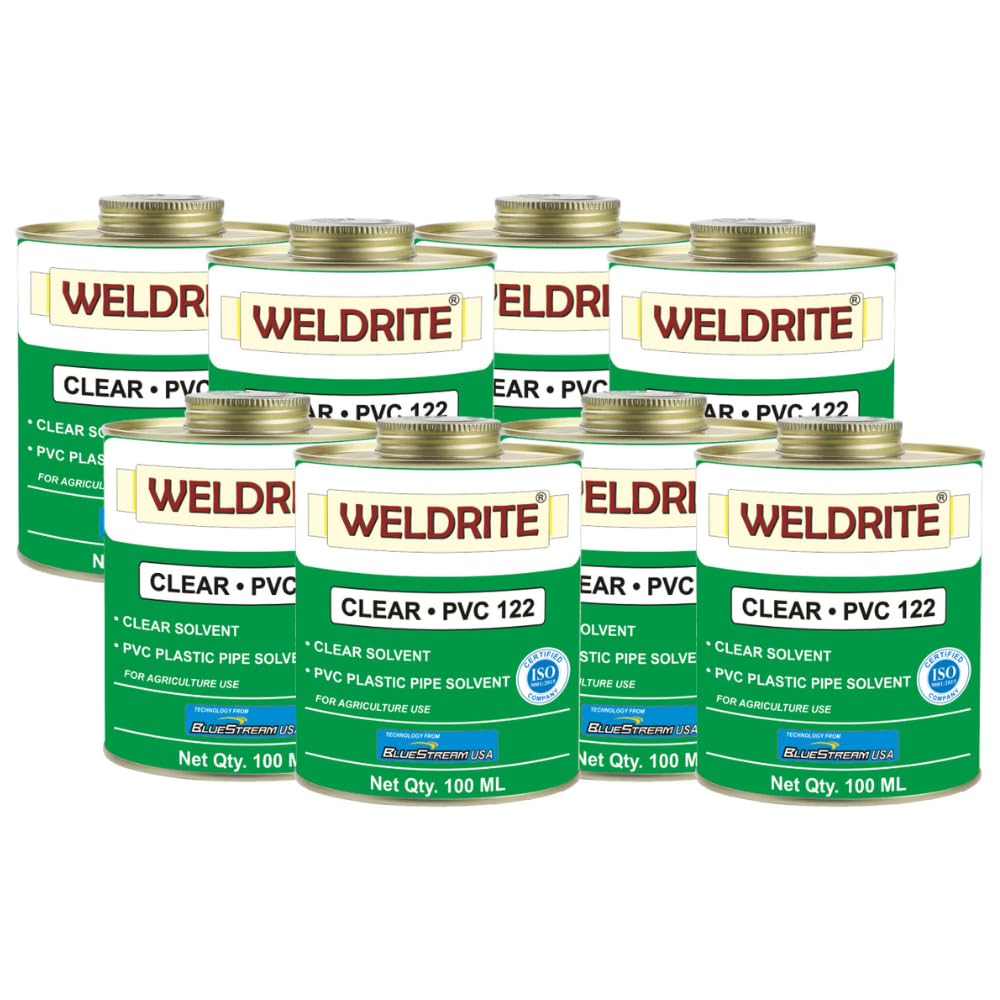 PVC Clear Solvent Cement - Pack of 8 Pieces (100ml) (B08LVPGM51) Amazon Price History, Amazon Price Tracker