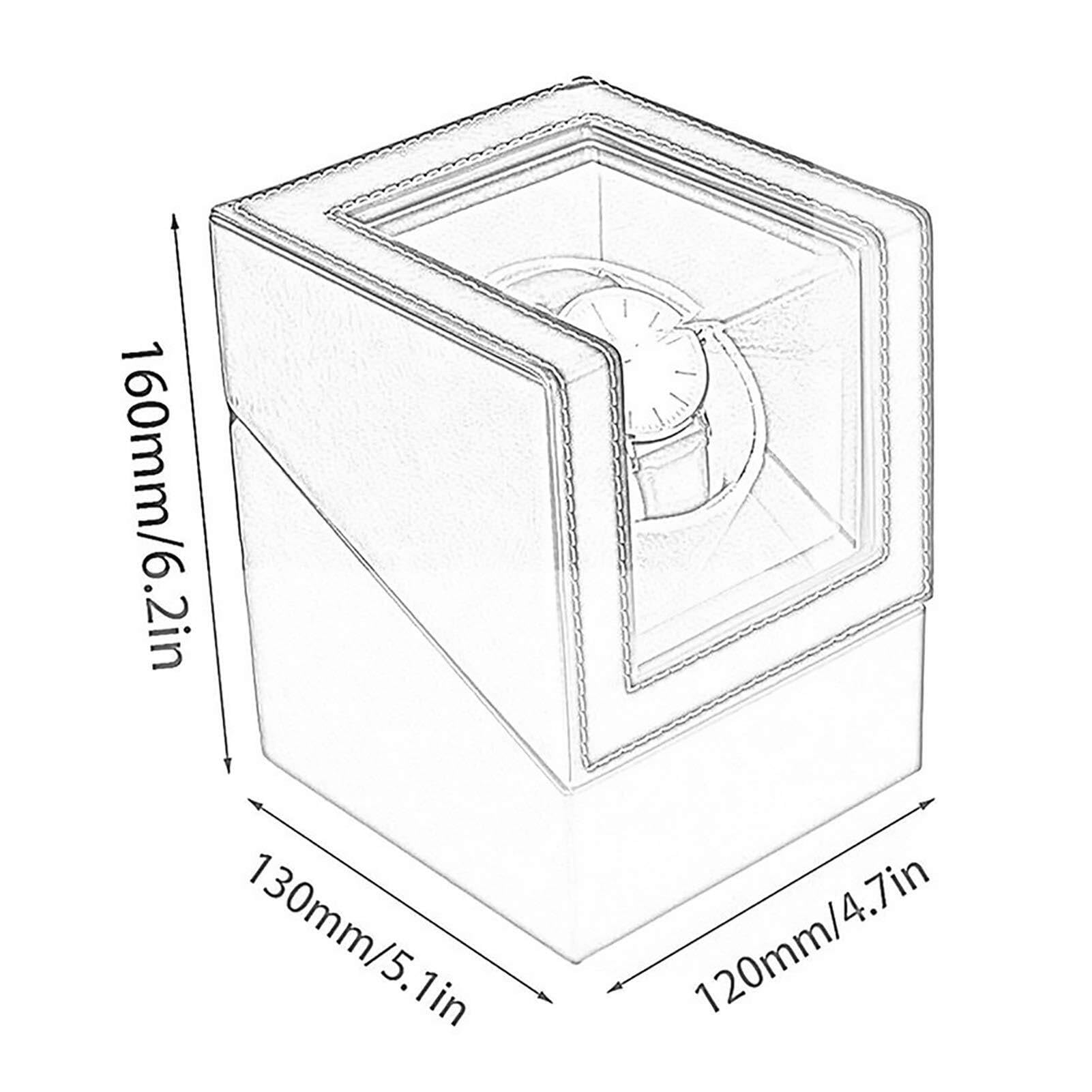 Supporto for carica orologi con motore in carbonio, scatola di automatica meccanici, giradischi, immagazzinaggio, posizionatore rotante, silenzioso, e ben funzionante