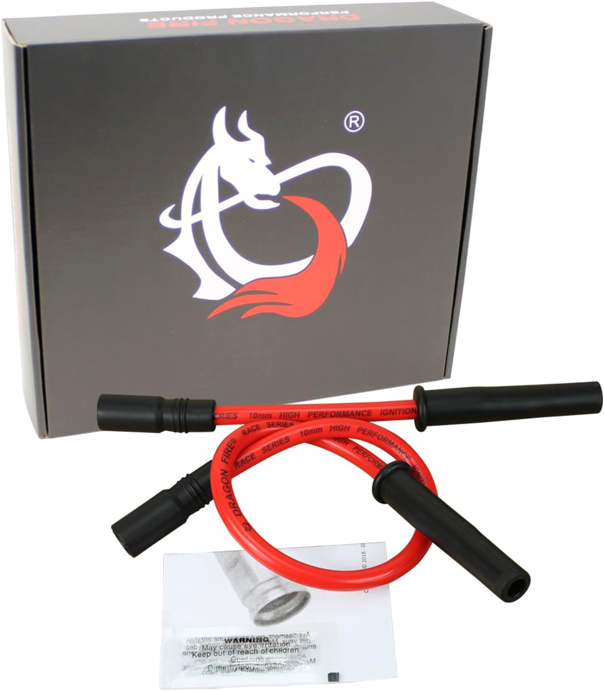 AIP Electronics Dragon FIRE Performance Performance Spark Plug Wire Set for 2007-2020 Harley Davidson XL Models OEM Fit PWJ236